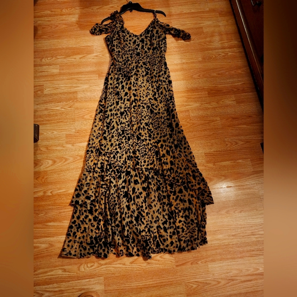 Leopard Print Women's Dress